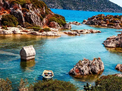 Kekova Batık Şehir Koyları Tekne Turu